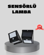 Güneş Enerjili Sensörlü Dış Mekan Duvar Lambası – 3 Modlu, 2200mAh Pil, 120° Algılama - Görsel 5