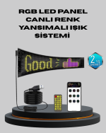 5V USB Akıllı Piksel LED Panel – Mobil Uygulama Kontrollü, Renkli Işık Efektli - Görsel 5