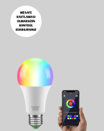 Kumanda Destekli Çok Renkli Akıllı LED Ampul - Görsel 4