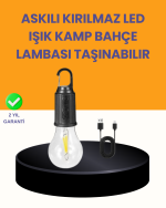 Akıllı Sensörlü USB Şarjlı Kamp Lambası - Görsel 5