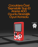 3 İnç Ekranlı Klasik Oyunlu El Konsolu - Görsel 5