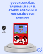 TV Bağlantılı Şarjlı Retro Oyun Konsolu - Görsel 5