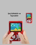 Şarjlı Taşınabilir El Oyun Konsolu 400 Oyun - Görsel 3