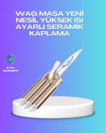 Hızlı Isınan Şarjlı Saç Kıvırıcı Maşa - Görsel 5
