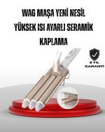 Ayarlanabilir Isı Ayarıyla Profesyonel Bukle Maşası – Hızlı ve Nazik Şekillendirme - Görsel 5