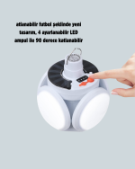 IPX4 Suya Dayanıklı, Katlanabilir LED Kamp Lambası ve Acil Durum Işığı - Görsel 4
