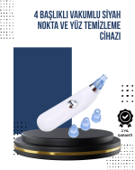 Mikro Kristal Başlıklı Siyah Nokta Temizleme Cihazı – Vakum Gücüyle Gözenek Sıkılaştırıcı - Görsel 5