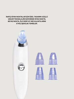 Gözenek Açıcı Buhar Etkili Vakumlu Siyah Nokta Temizleyici – Farklı Cilt Tiplerine Uygun