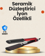 Elektriklenmeyi Azaltan İyonlu Saç Düzleştirici – Titanyum Plaka ve Şık Tasarım - Görsel 5