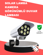 PVC+PC Malzemeli, 2'si 1 Arada Güvenlik Lambası – Ayarlanabilir Başlık ve Panel Açısı - Görsel 5