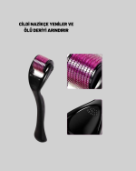 Cilt Yenileyici Derma Roller – Mikro İğneli Bakım Aracı - Görsel 4