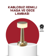 Şarj Edilebilir LED Masa Lambası – USB Girişli, Metal Yapı - Görsel 5