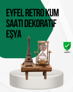 Ahşap Kum Saati – Vintage Tasarımlı Masa Dekoru - Görsel 5