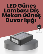 Bahçe ve Balkon İçin Güneş Enerjili Lamba - Görsel 5
