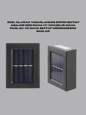 Suya Dayanıklı Güneş Enerjili Bahçe Lambası