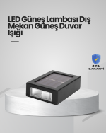 Güneş Enerjili LED Duvar Aydınlatması - Görsel 5