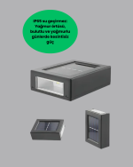 Güneş Enerjili LED Duvar Aydınlatması - Görsel 2