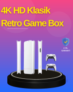 HDMI Çıkışlı Kablosuz 2 Kollu 4K Retro Oyun Kutusu - Görsel 5