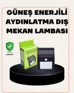 Bahçe ve Veranda İçin Güneş Paneli ile Otomatik Şarj Olan LED Duvar Lambası - Görsel 5