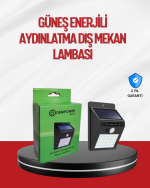 Kablo Gerektirmeyen Güneş Enerjili Dış Mekan Işık – Bahçe ve Koridor Aydınlatması - Görsel 5