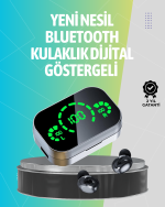 Kablosuz Kulak İçi Bluetooth Kulaklık – Dokunmatik Kontrol ve LED Şarj Ekranı - Görsel 5