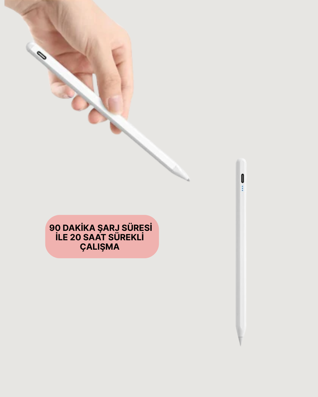 1238614_10-45.png Eğim Sensörlü 1,0 mm Uçlu Dijital Kalem – Uzun Pil Ömrü ve Kolay Kullanım - Görsel 1
