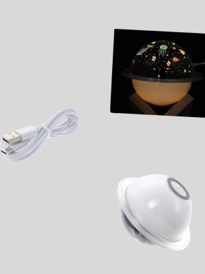 Gece lambası özellikli taşınabilir nemlendirici ve aromaterapi cihazı USB girişli