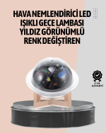 Gece lambası özellikli taşınabilir nemlendirici ve aromaterapi cihazı USB girişli - Görsel 5