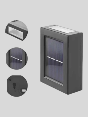 6 LED Güneş Enerjili Sensörlü Lamba – Akıllı Işık Sensörlü, Enerji Tasarruflu Bahçe Aydınlatma