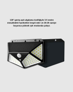 Solar Güçlü 100 LED Bahçe Lambası – Enerji Tasarruflu, Suya Dayanıklı ve Geniş Açılı Işık - Görsel 2