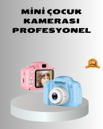 8MP Mini Çocuk Fotoğraf Makinesi – Pembe Ses Kaydı Özellikli - Görsel 5