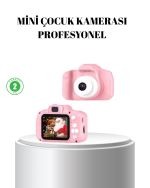 Pembe Mini 1080p HD Çocuk Kamera – 8MP, Video Kaydı,TF Kart Destekli - Görsel 5