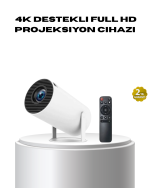 4K Destekli Full HD Projeksiyon Cihazı – 130 inç Geniş Ekran, WiFi ve HDMI Bağlantılı - Görsel 5