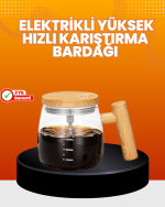 Isıtıcılı Manyetik Karıştırıcı Kupa – 400 ml, C Tipi Şarjlı, Akıllı Tasarım - Görsel 5