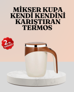 Paslanmaz Çelik Şarjlı Karıştırma Kupa – Otomatik Manyetik Blender Fincan - Görsel 5
