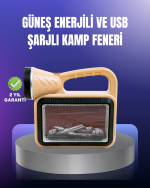 Solar Enerjili Alev Lambası – El Feneri ve Dekoratif Işık - Görsel 5