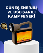 Solar Alev Lambası – Kamp, Bahçe ve Dış Mekan İçin - Görsel 5
