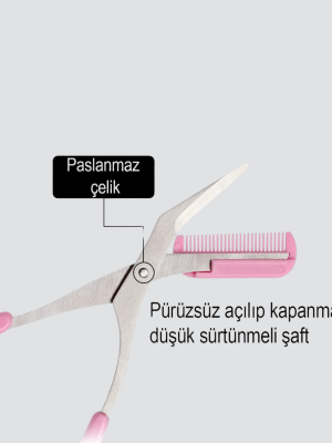 Kaş Düzeltme Makası Taraklı – Profesyonel ve Pratik Kaş Bakımı
