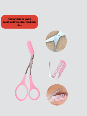 Mini Taraklı Kaş Düzeltici – Hassas Şekillendirme ve Taşınabilir Tasarım