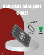 Hızlı Kablosuz Araç Şarj Cihazı – Manyetik Pad, Aşırı Isınma Korumalı - Görsel 5