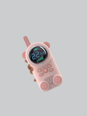 LCD Ekranlı Çocuk Telsizi – İki Yönlü Ses, 1-3 km Çekim Mesafesi