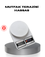 Hassas Dijital Mutfak Tartısı – 1g Doğruluk, LCD Ekran, Otomatik Kapanma - Görsel 5