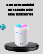 Taşınabilir USB Mini Nemlendirici – LED Aydınlatmalı, Çift Püskürtme Modu - Görsel 5