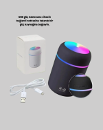 Taşınabilir USB Mini Nemlendirici – LED Aydınlatmalı, Çift Püskürtme Modu - Görsel 4