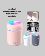 LED Işıklı USB Nemlendirici – Sürekli ve Aralıklı Püskürtme Modu - Görsel 3