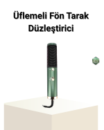 Seramik Plakalı Saç Düzleştirici – 200°C Ayarlanabilir Isı, İyon Teknolojisi - Görsel 5