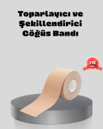 Suya Dayanıklı Görünmez Göğüs Bandı – Pamuklu ve Esnek Destek Bandı - Görsel 5