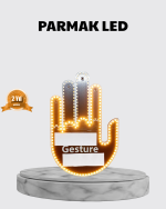 176 LED’li Amber Trafik Uyumlu Sinyal Işığı – El Hareketiyle Kontrol - Görsel 5