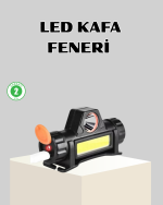 Kamp ve Doğa İçin Şarjlı LED Baş Feneri – Mıknatıslı, Su Geçirmez - Görsel 5