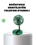 Katlanabilir Mini Fan – 3 Kademeli Soğutma, Şarjlı - Görsel 5